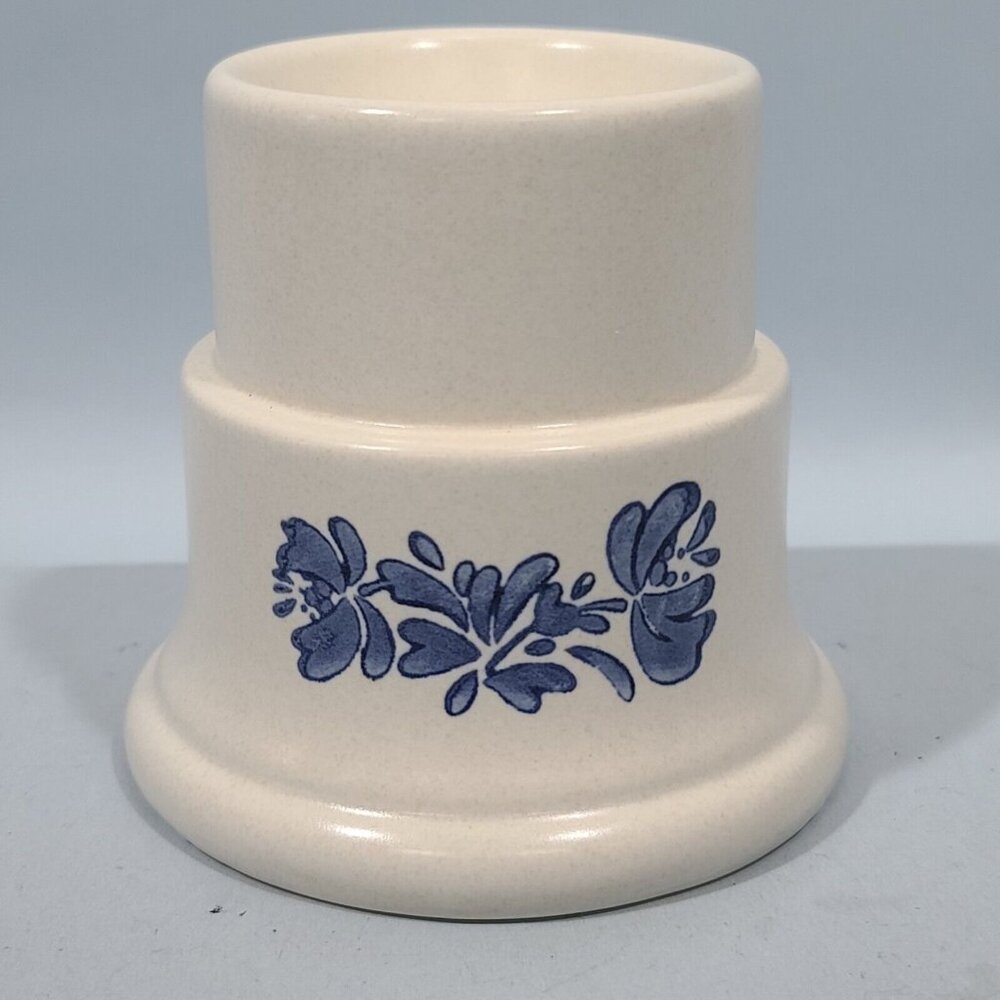 Pfaltzgraff Yorktowne Hurricane Candle Tea Light Lamp Base w/o Glass Shade USA